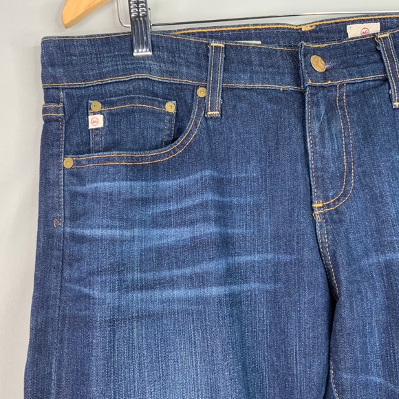 AG Jeans Stilt Roll Up Blue Denim Women's Casual Cuffed Ankle Pants - Picture 4 of 10